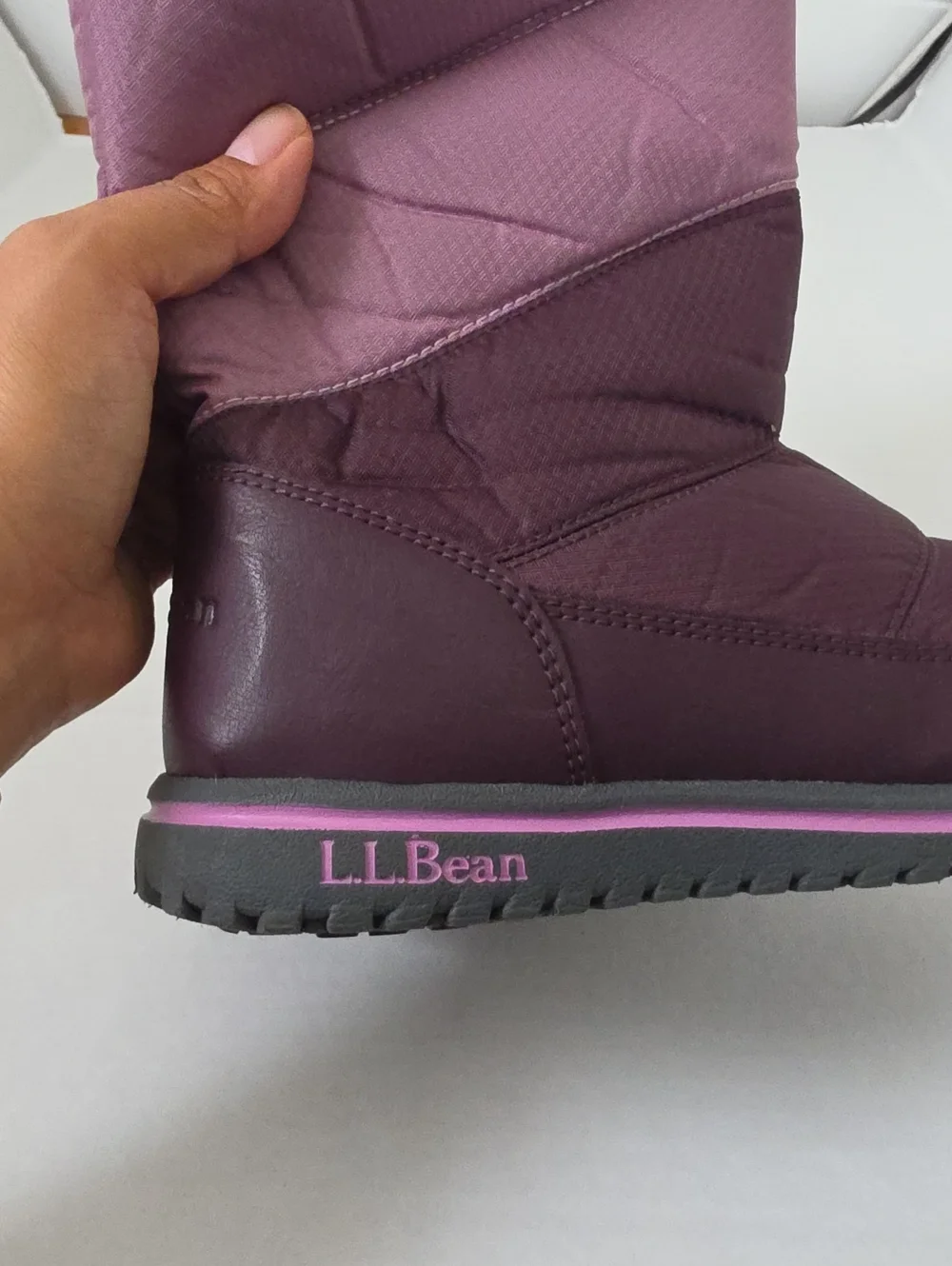 L.L. Bean Ultralight Tall Snow Boots Girl's Sz 4